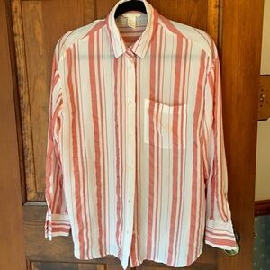 HM Button Down Blouse Oversized